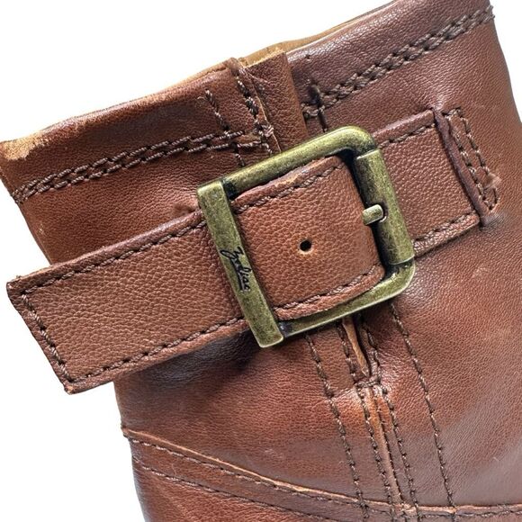 Zodiac Gannet Lug Sole Booties - Size 6 - Cognac - Picture 5 of 11